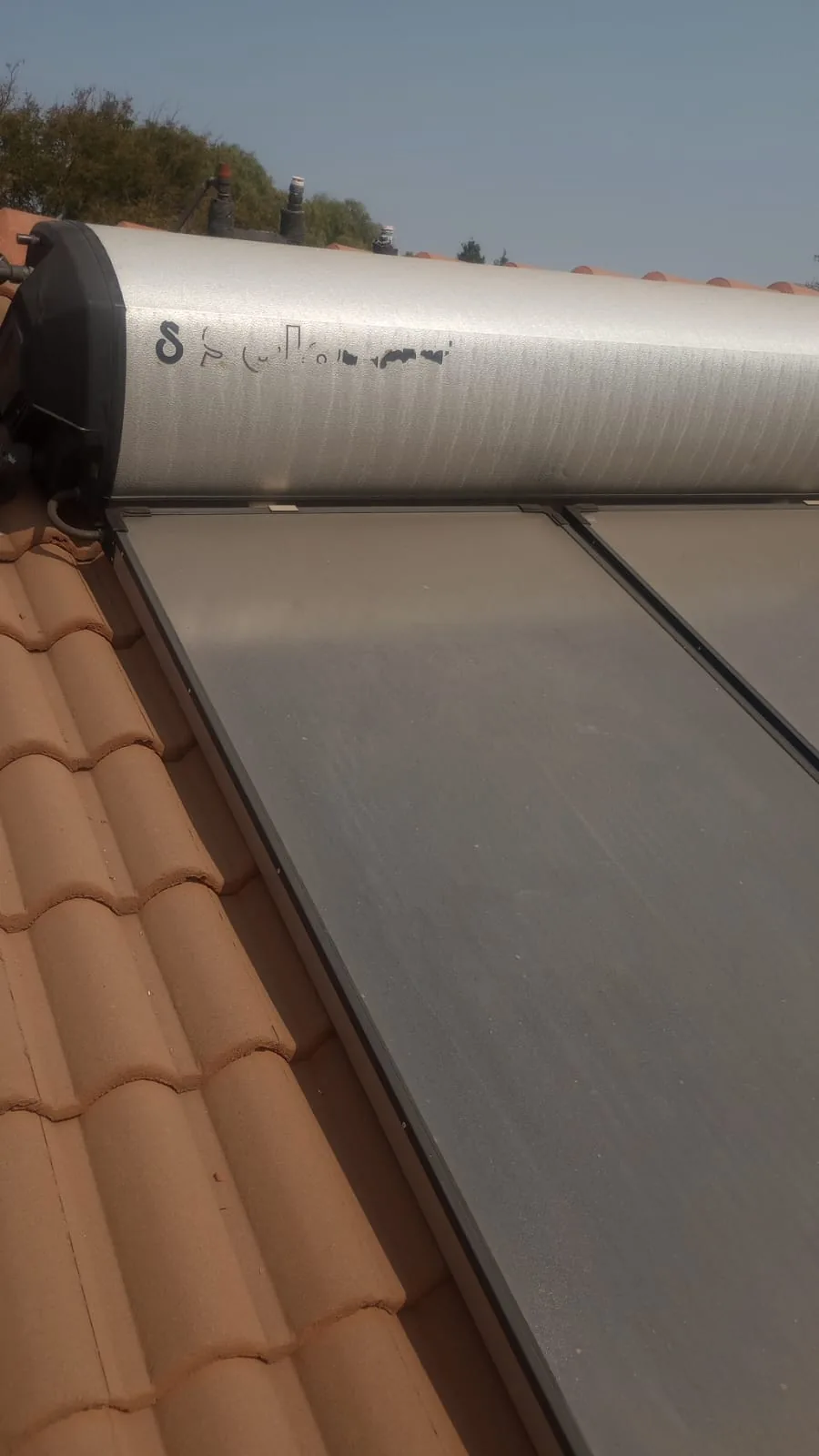 Solar geyser and roof plumbing installation on a Northcliff property.