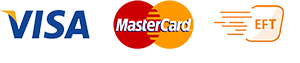 Payment methods accepted by Plumb A Nator: Visa, MasterCard, American Express and EFT